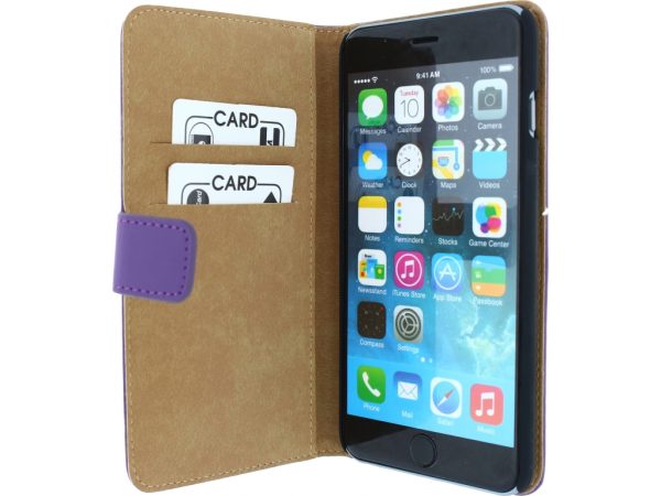 Mobilize Slim Wallet Book Case Apple iPhone 6 Plus/6S Plus Purple