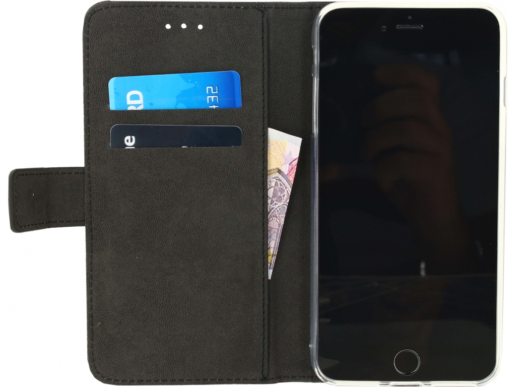 Mobilize Classic Gelly Wallet Book Case Apple iPhone 6 Plus/6S Plus/7 Plus/8 Plus Black