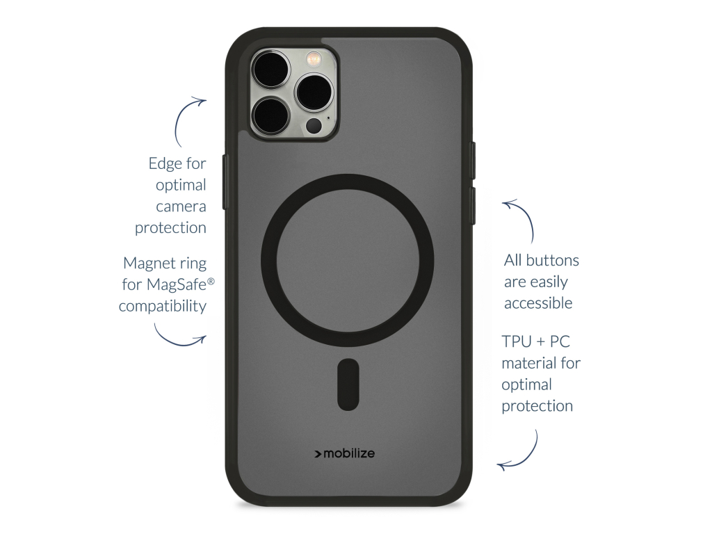 Mobilize MagSafe Compatible Hybrid Case Samsung Galaxy S24+ 5G Black
