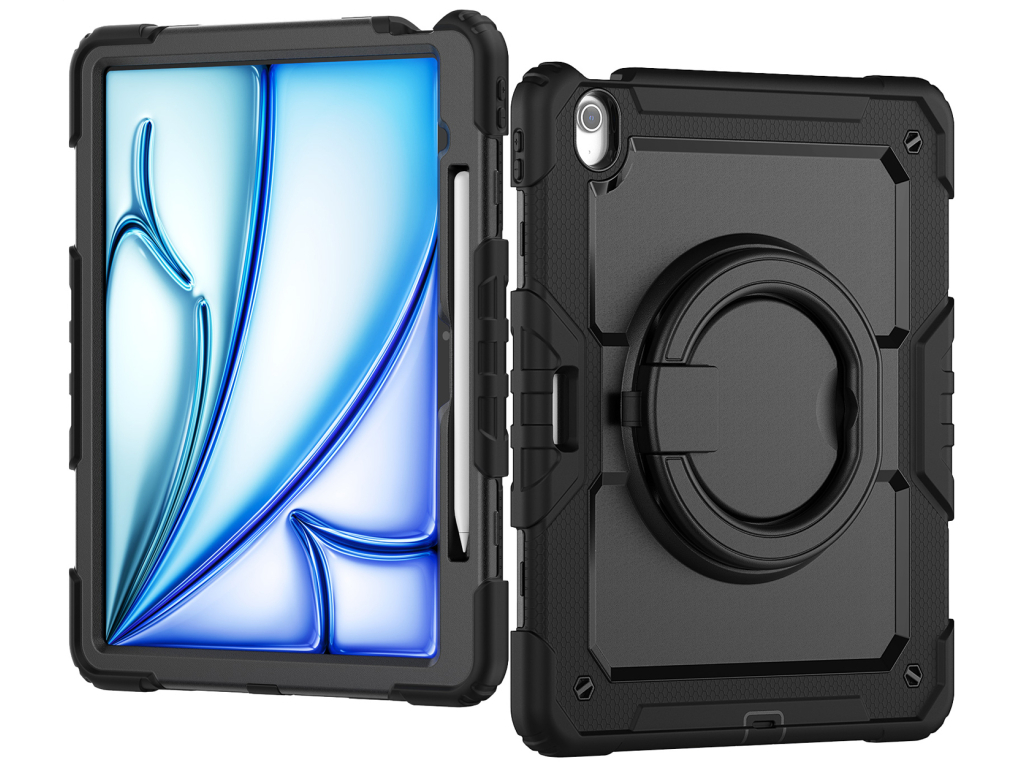 Mobilize Rotating Defender Case Stand Function for Apple iPad Air 13 (2024) Black