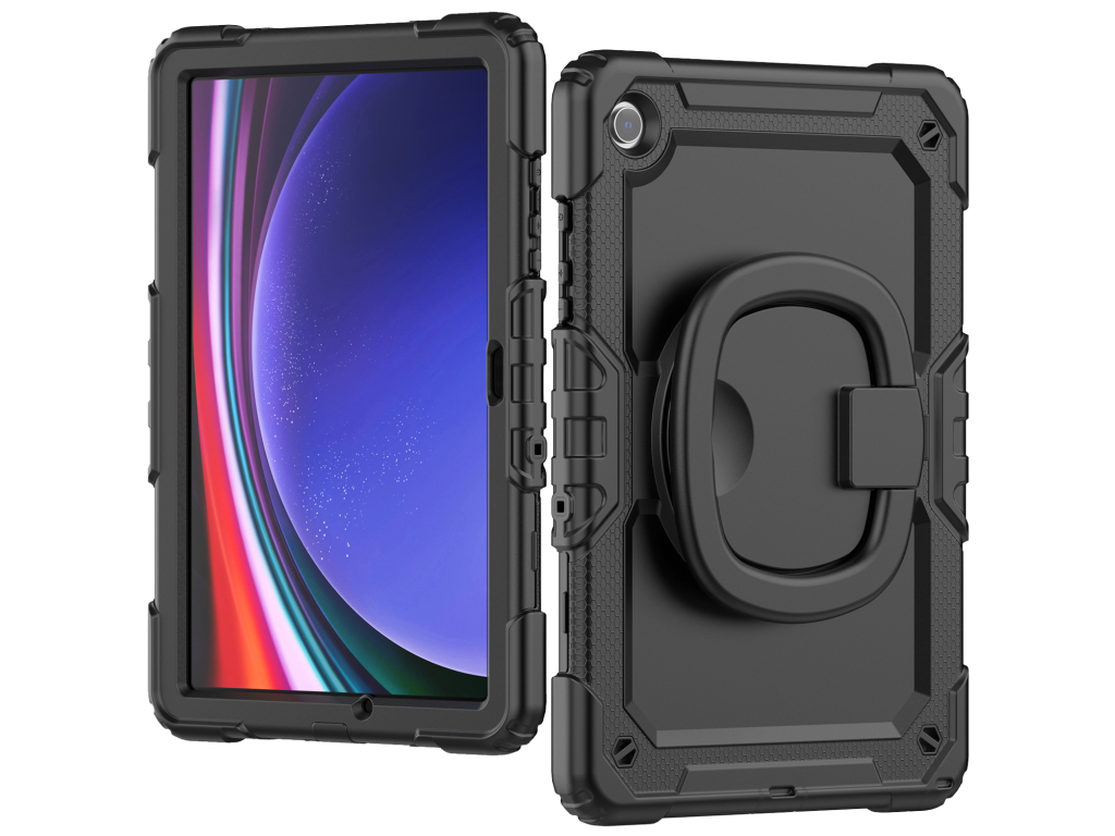 Mobilize Rotating Defender Case Stand Function for Samsung Galaxy Tab A9+ 11 Black