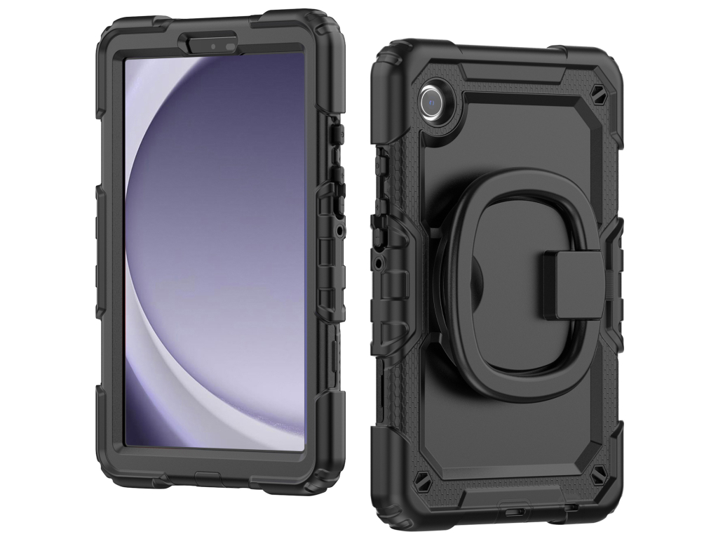 Mobilize Rotating Defender Case Stand Function for Samsung Galaxy Tab A9 8.7 Black