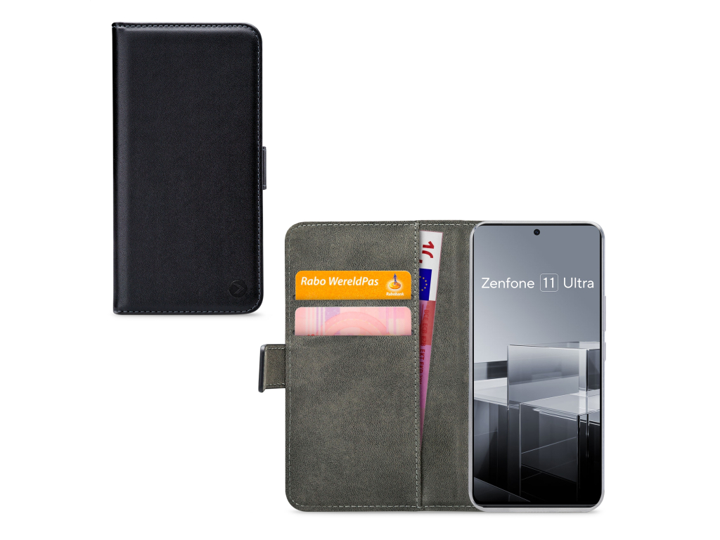 Mobilize Classic Gelly Wallet Book Case ASUS ZenFone 11 Ultra Black