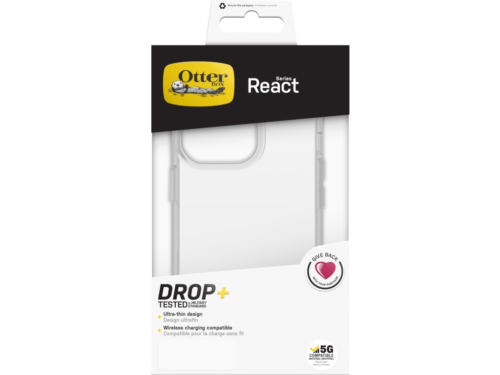OtterBox React Series Apple iPhone 13 Pro Clear