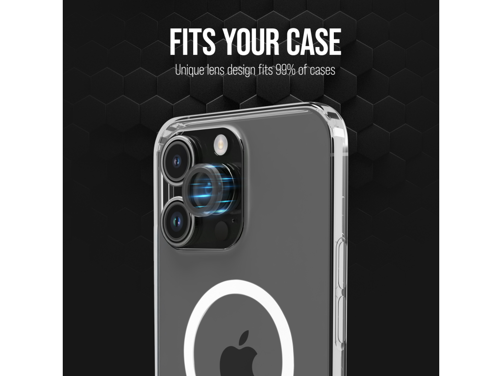 Striker Single Lens Glass Camera Protector - Transparent - Apple iPhone 14/14 Plus