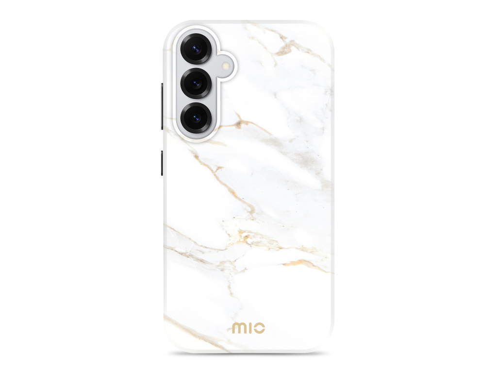 MIO White Marble Magsafe Compatible for Samsung S25+ 5G