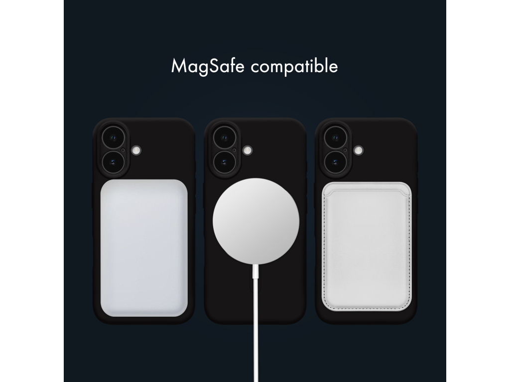 My Style Protective Flex Magsafe Compatible Case for Apple iPhone 16 Pro Max Black