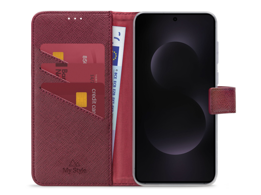 My Style Flex Wallet for Samsung Galaxy S25 Edge 5G Bordeaux