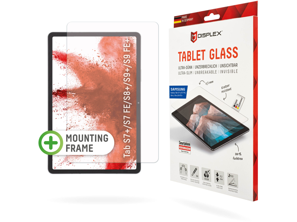 DISPLEX Real Glass Samsung Galaxy Tab S8+/S9+/S9 FE+