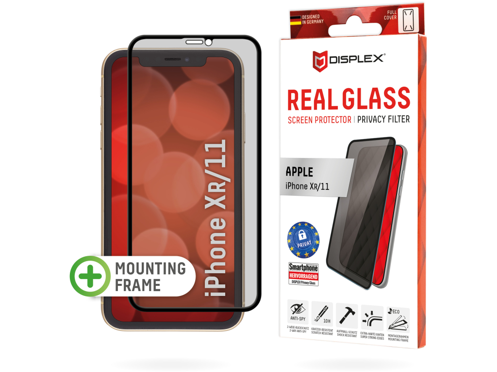 DISPLEX Privacy Glass FC Apple iPhone XR/11