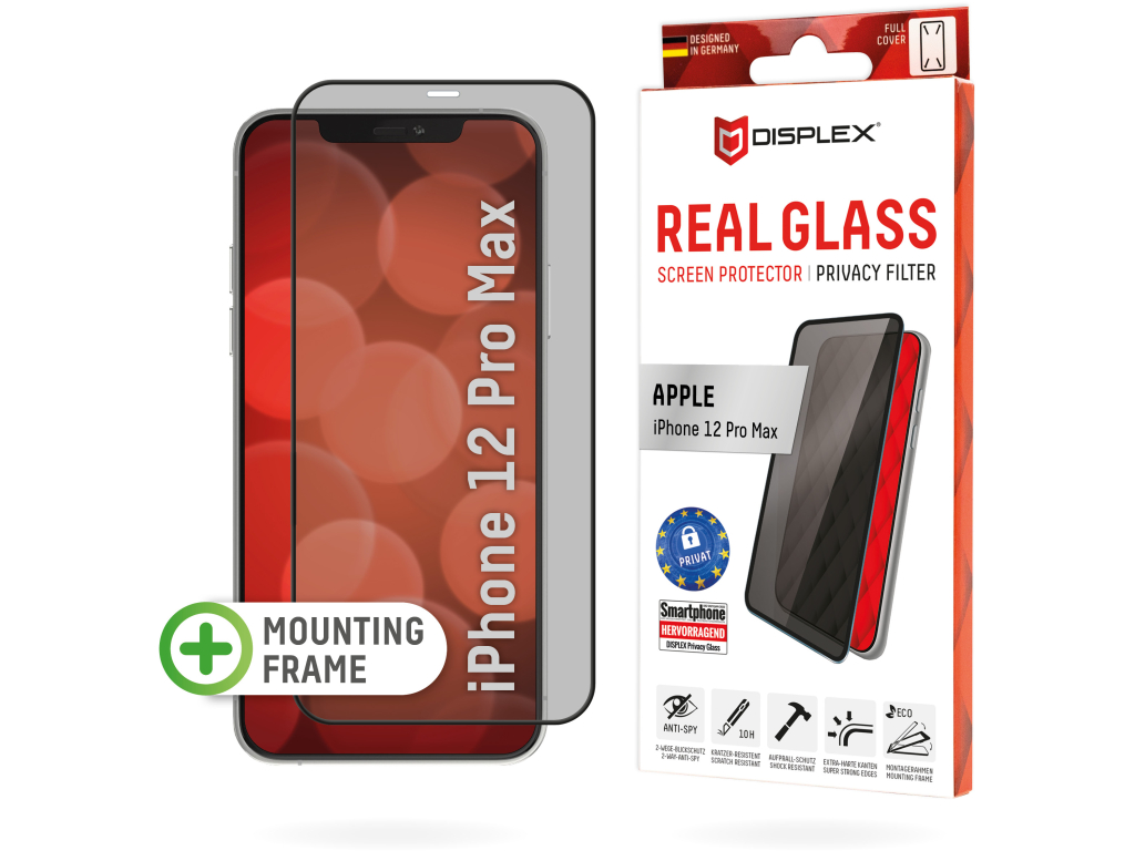 DISPLEX Privacy Glass FC Apple iPhone 12 Pro Max