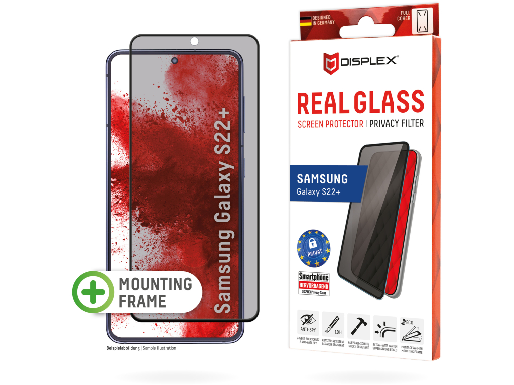 DISPLEX Privacy Glass FC Samsung Galaxy S22+ 5G