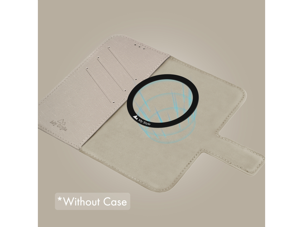 My Style Universal MagSafe Compatible Wallet - Warm Grey 4.7" (Without Case)