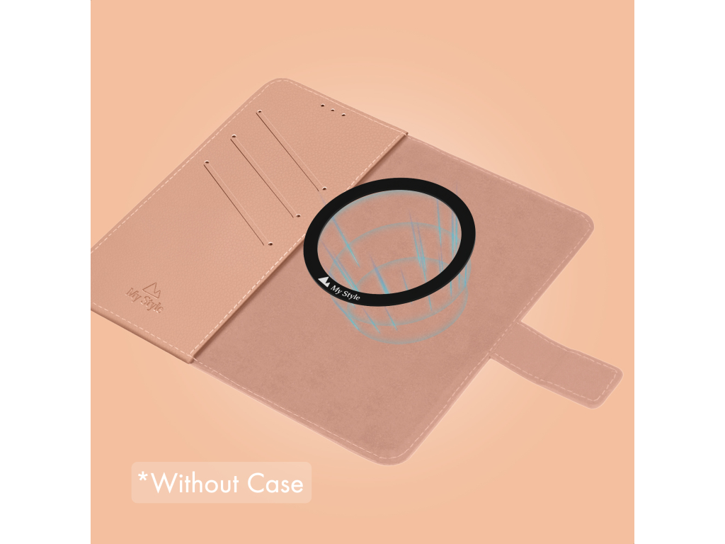 My Style Universal MagSafe Compatible Wallet - Soft Pink 6.8" (Without Case)