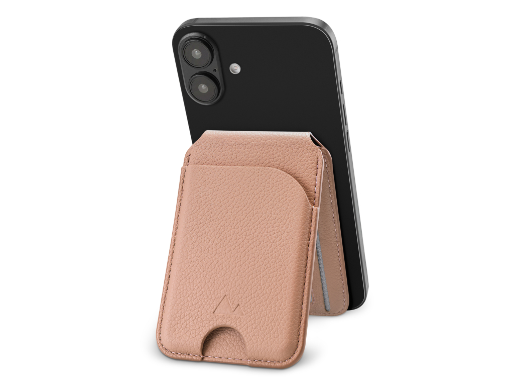 My Style MagSafe Compatible Magnet Card Holder with Stand Function Soft Pink