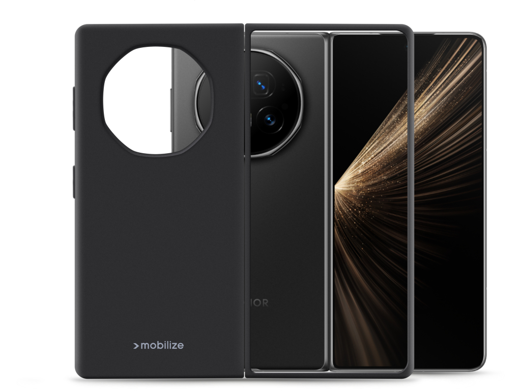 Mobilize Rubber Gelly Case Honor Magic V5 Matt Black
