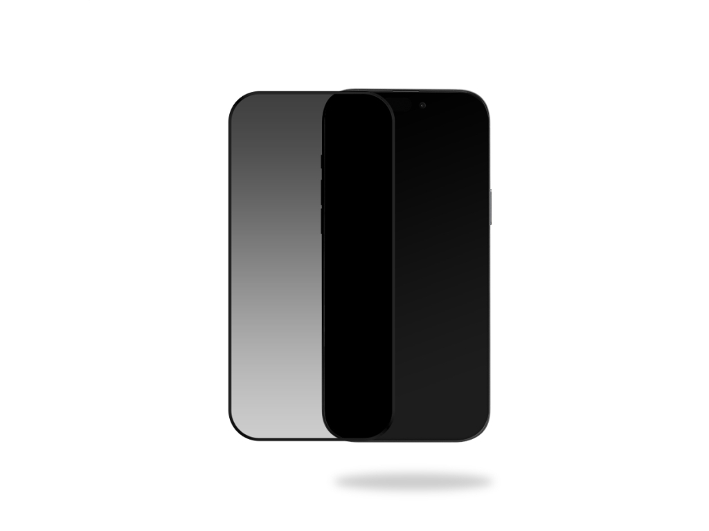 Mobilize Privacy Glass Screen Protector - Black Frame - for Apple iPhone 17 Air