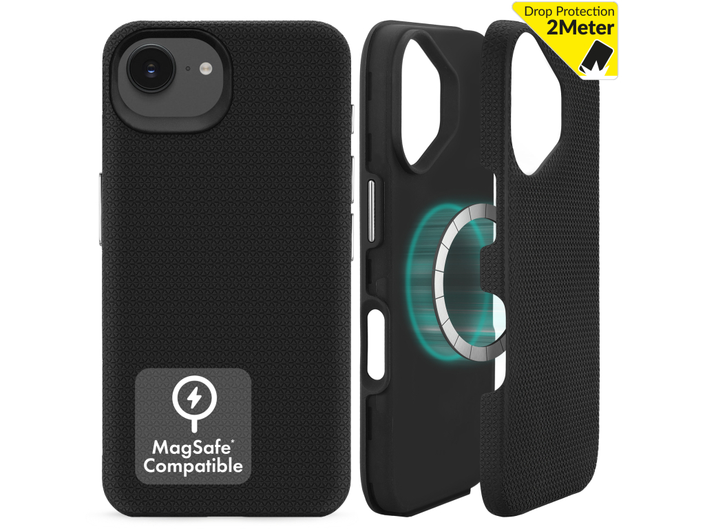 My Style Magsafe Tough Case for Apple iPhone 16e Black