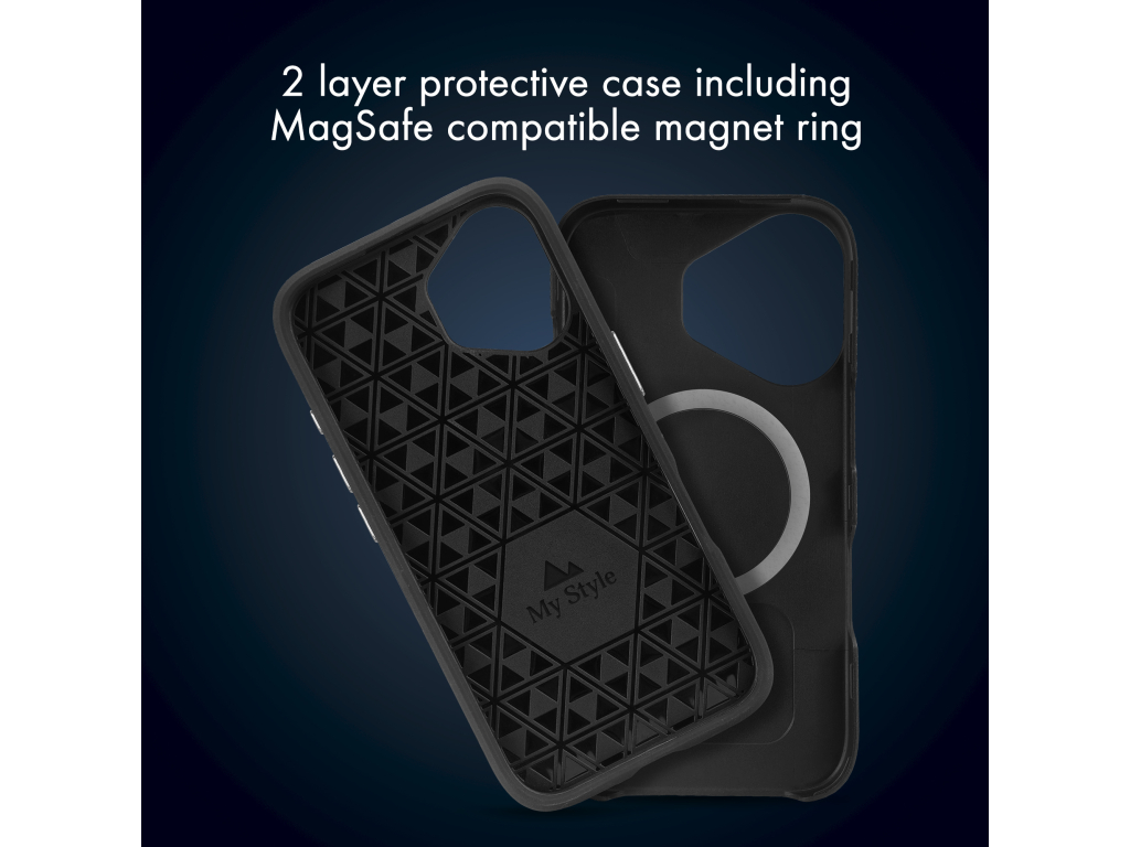 My Style Magsafe Tough Case for Apple iPhone 16e Black