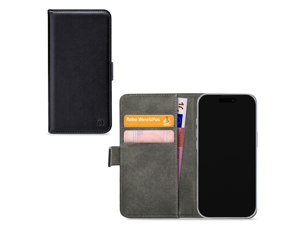 Mobilize Classic Gelly Wallet Book Case Apple iPhone 17 Pro Black