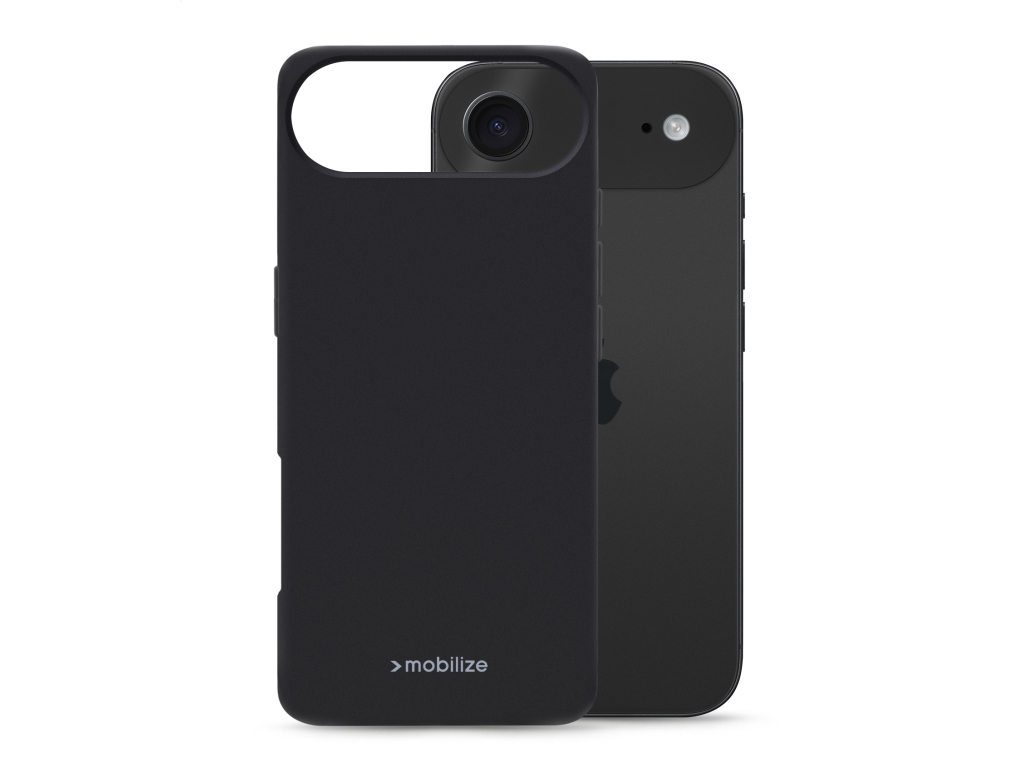 Mobilize Rubber Gelly Case Apple iPhone 17 Air Matt Black