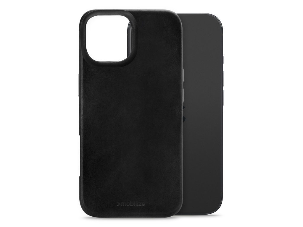 Mobilize Magsafe Compatible Premium Leather Case Apple iPhone 17 Black