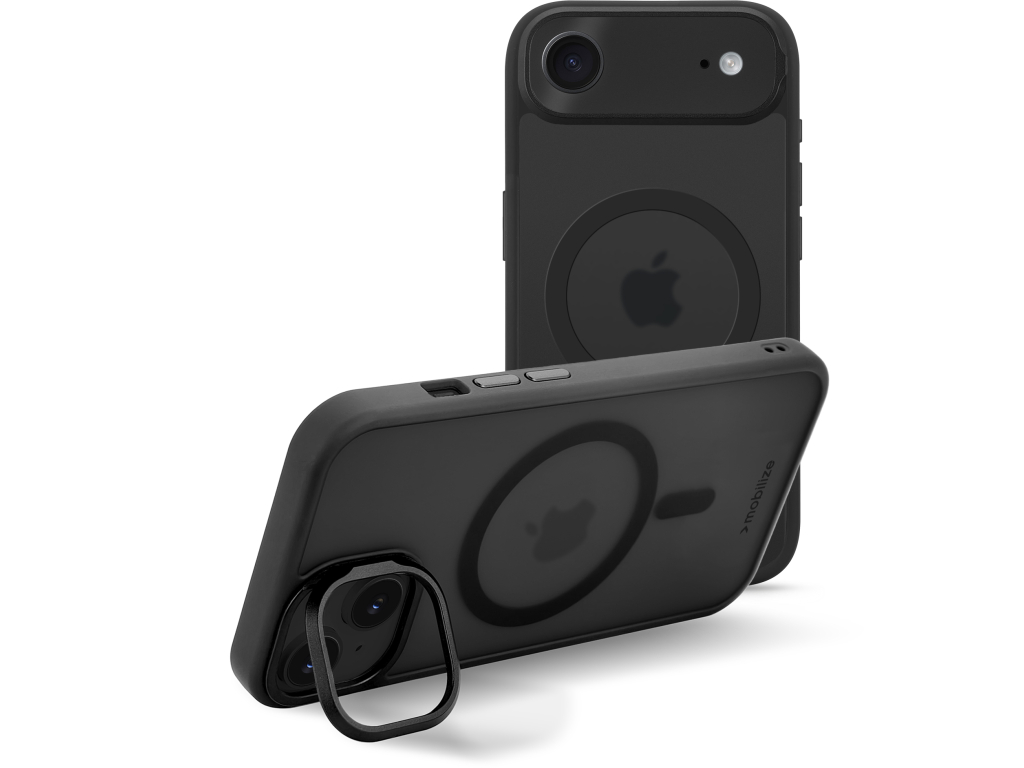 Mobilize MagSafe Compatible Hybrid Pro Case with Camera Stand Apple iPhone 17 Air Black