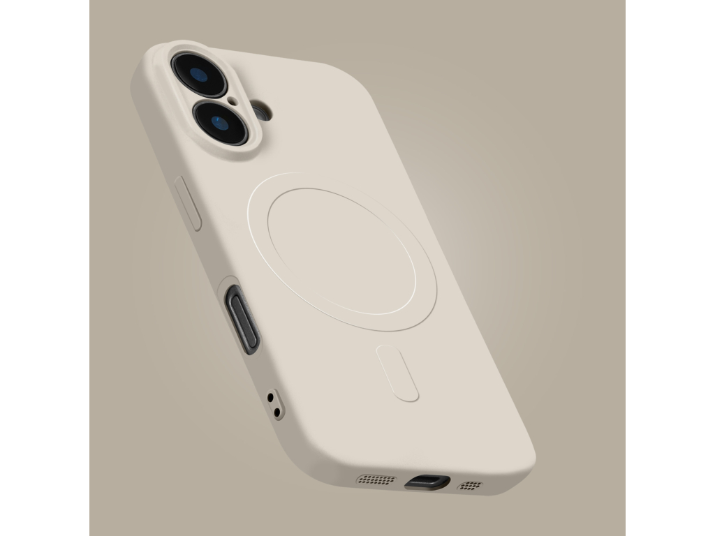 My Style Protective Flex Magsafe Compatible Case for iPhone 17 Pro Max Antique White