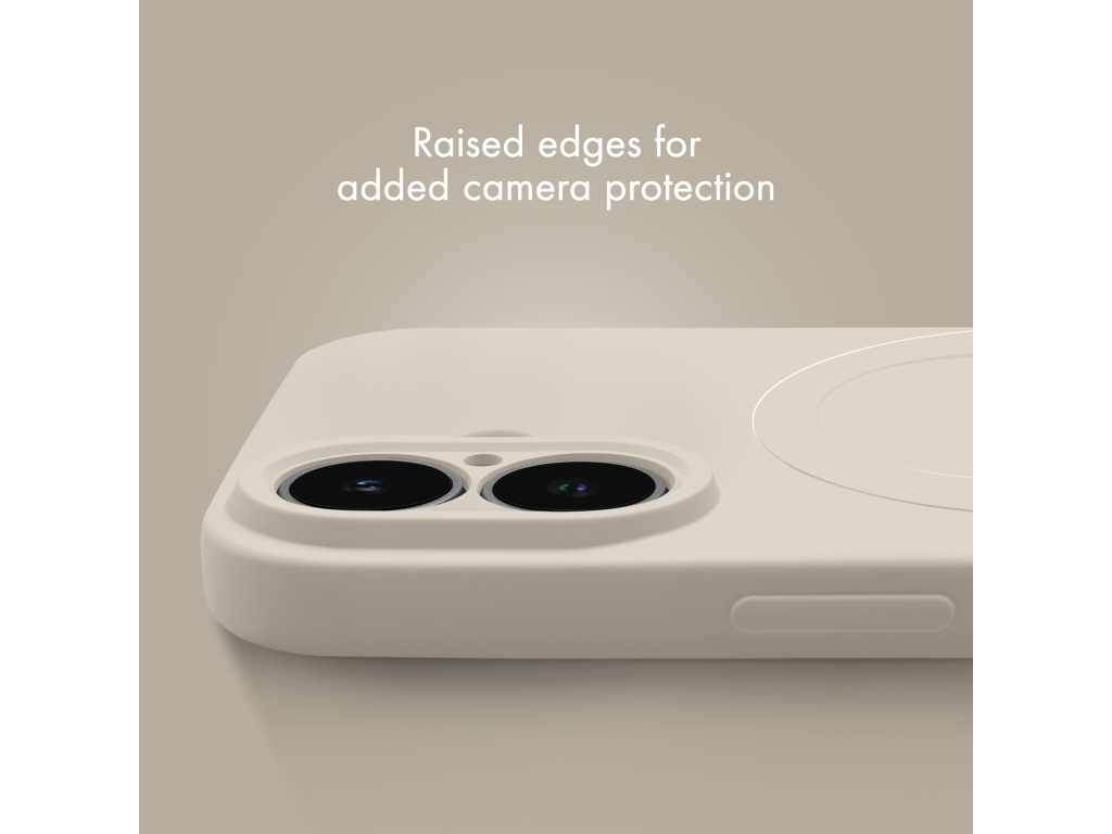 My Style Protective Flex Magsafe Compatible Case for iPhone 17 Pro Max Antique White