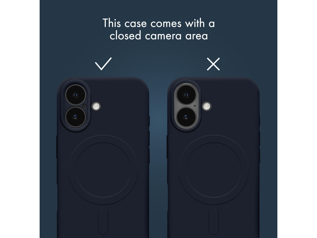 My Style Protective Flex Magsafe Compatible Case for iPhone 17 Air Midnight Blue