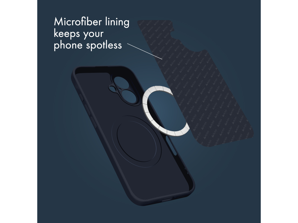 My Style Protective Flex Magsafe Compatible Case for iPhone 17 Air Midnight Blue