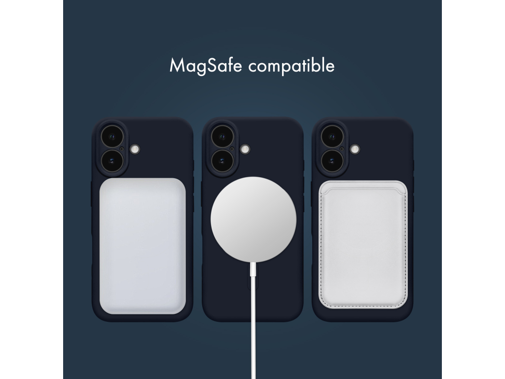 My Style Protective Flex Magsafe Compatible Case for iPhone 17 Midnight Blue