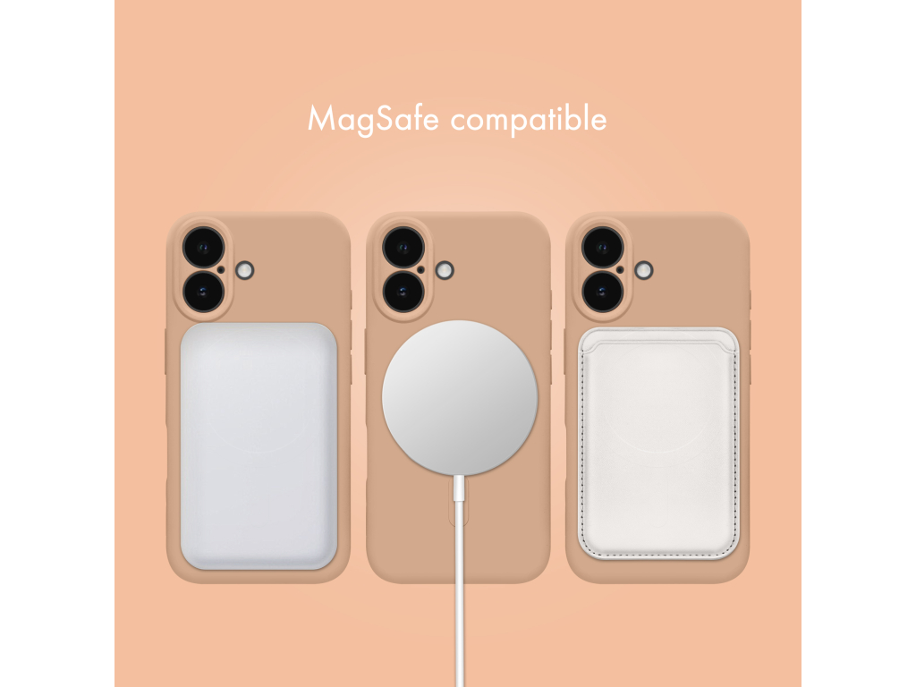 My Style Protective Flex Magsafe Compatible Case for iPhone 17 Air Soft Pink