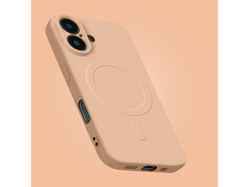 My Style Protective Flex Magsafe Compatible Case for iPhone 17 Soft Pink