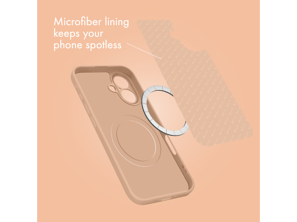 My Style Protective Flex Magsafe Compatible Case for iPhone 17 Pro Max Soft Pink