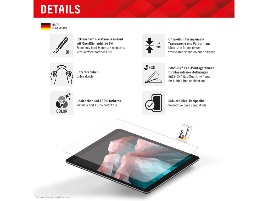 DISPLEX Real Glass Apple iPad Air 11