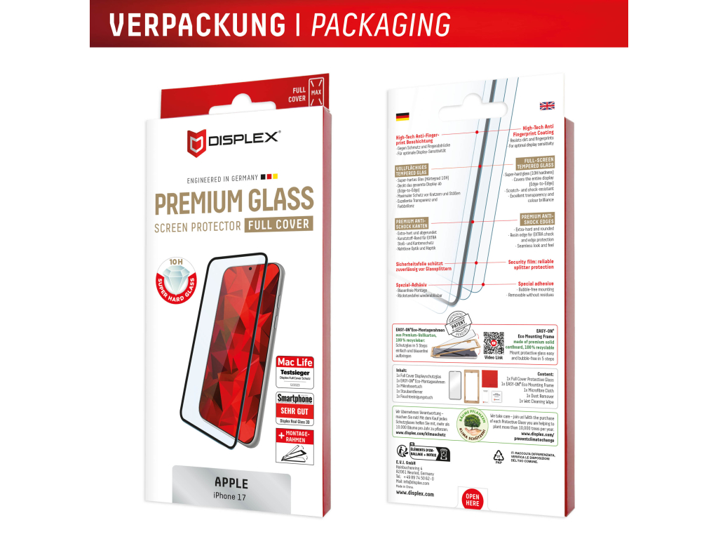 DISPLEX Real Glass FC iPhone 17