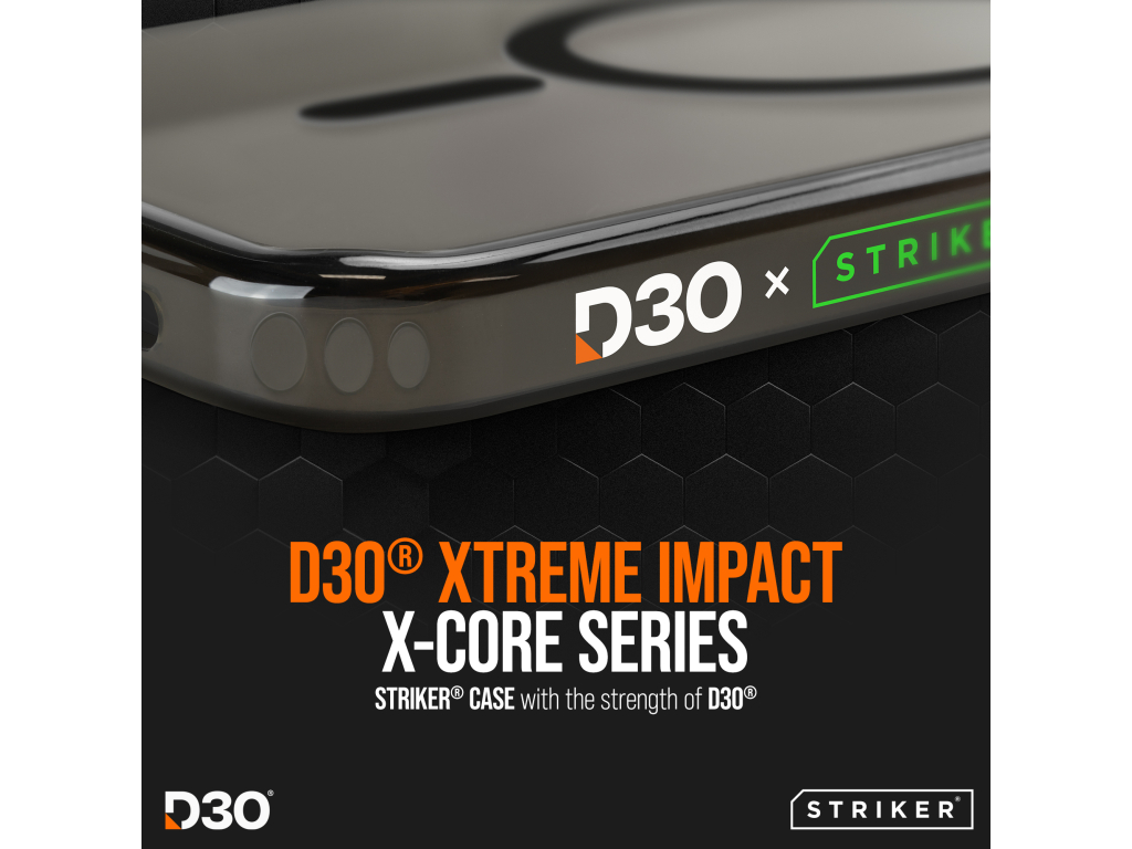 Striker X-Core - D3O Xtreme Impact Mag Case - Black - Samsung S25 5G