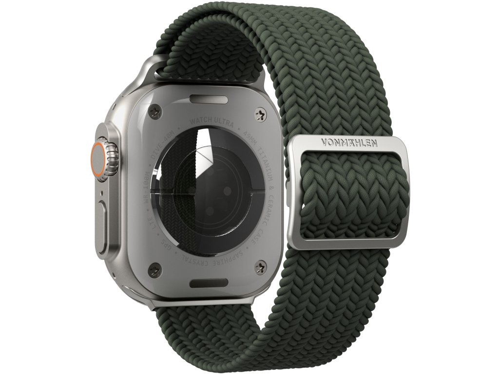 Vonmählen Woven Loop For Apple Watch 44 - 45 - 46 - 49mm One Size Olive