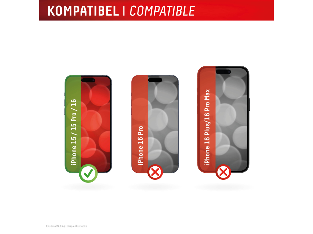 DISPLEX Real Glass iPhone 15/15 Pro/16