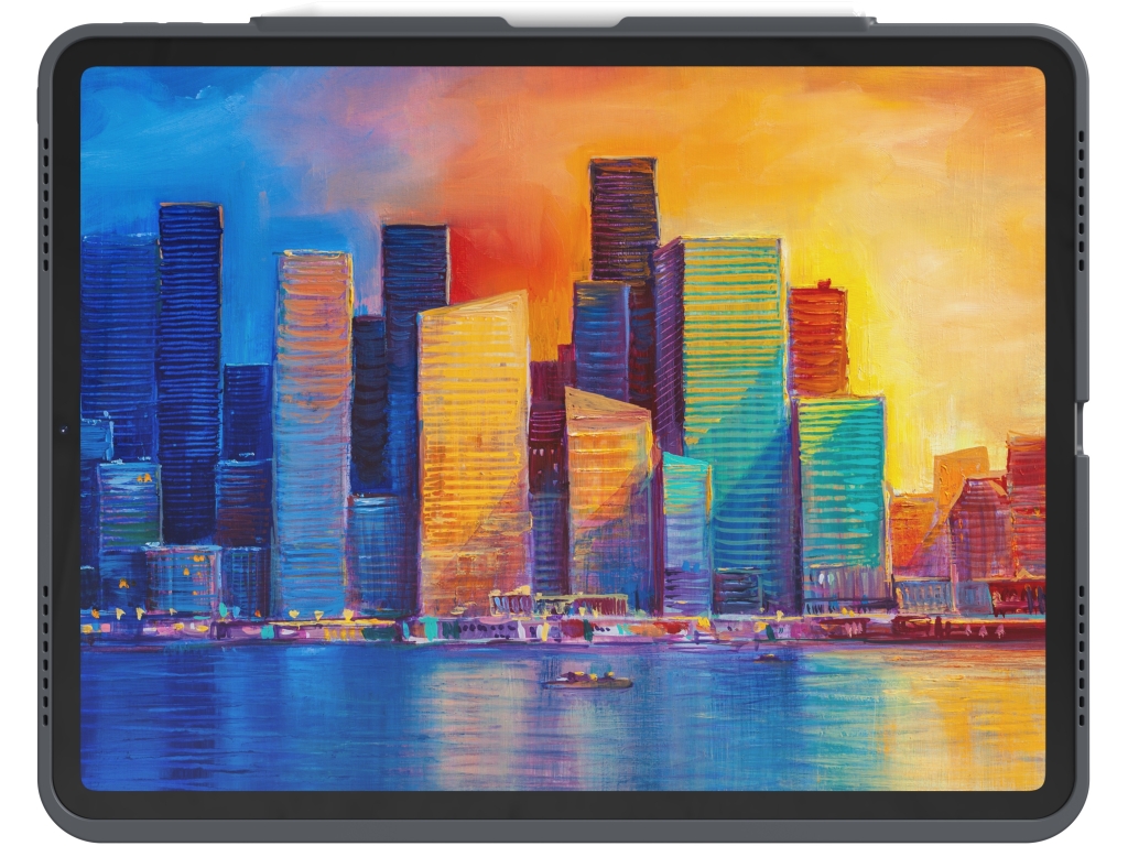 ZAGG Pro Keys Bluetooth Keyboard Case for Apple iPad Pro 12.9 (2018/2020/2021) AZERTY Black