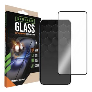 Striker D3O Xtreme Impact Glass Screen Protector - Black Frame - Samsung Galaxy A36 5G/A37 5G