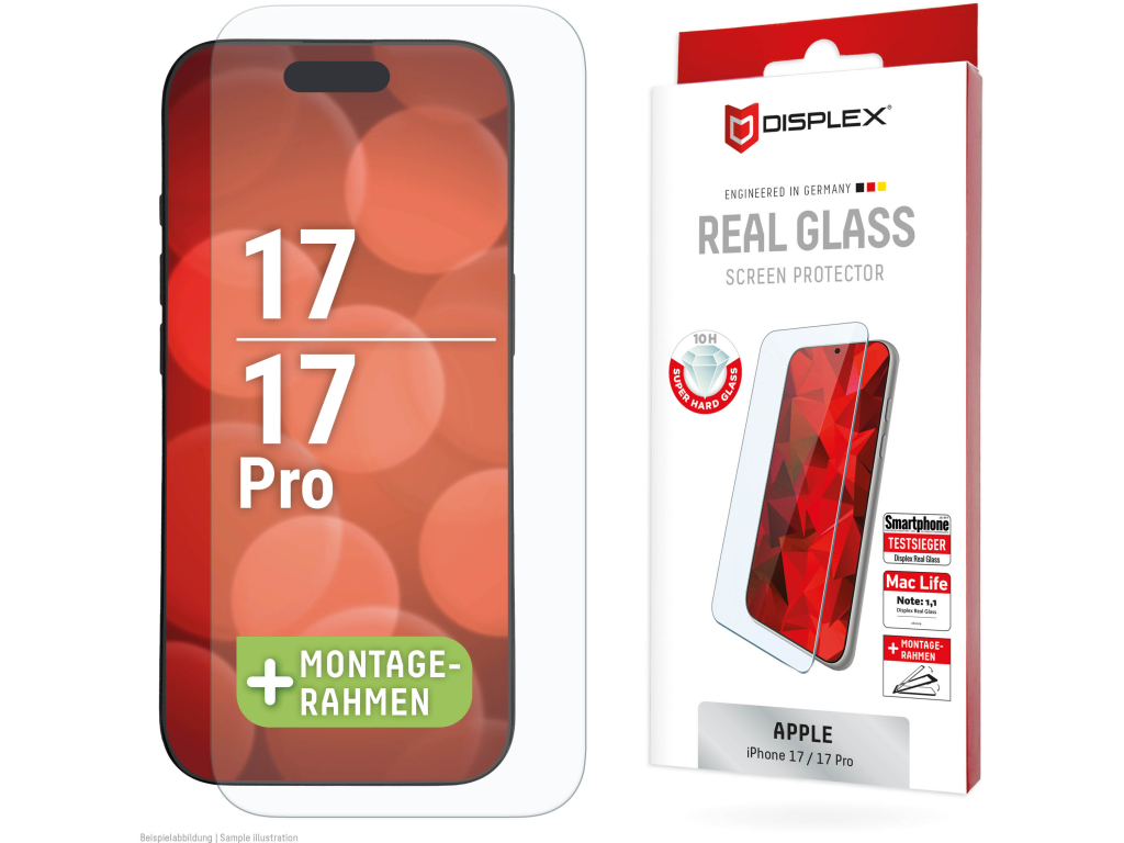 DISPLEX Real Glass iPhone 17/17 Pro