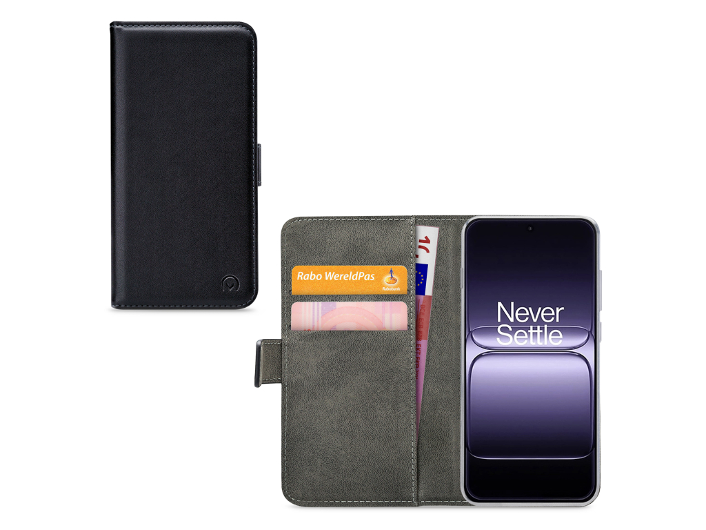 Mobilize Classic Gelly Wallet Book Case OnePlus 15 Black