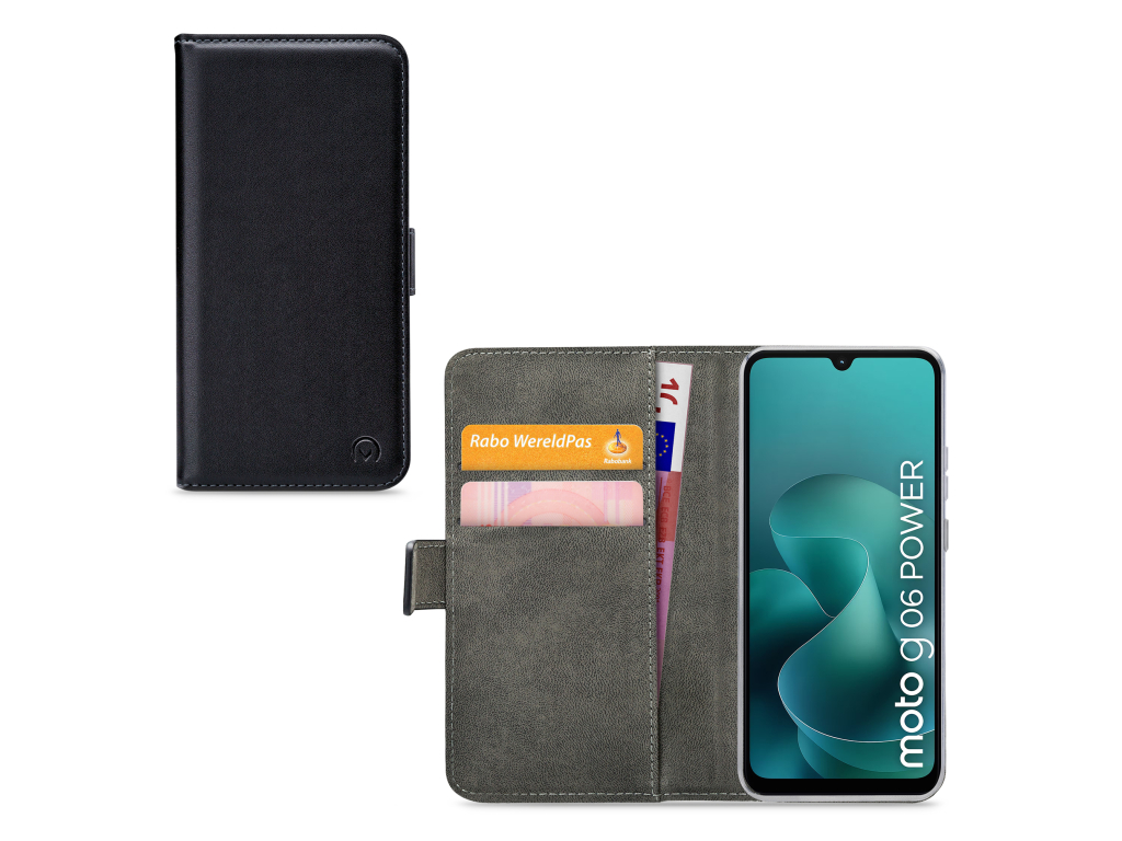 Mobilize Classic Gelly Wallet Book Case Motorola Moto G06/G06 Power Black