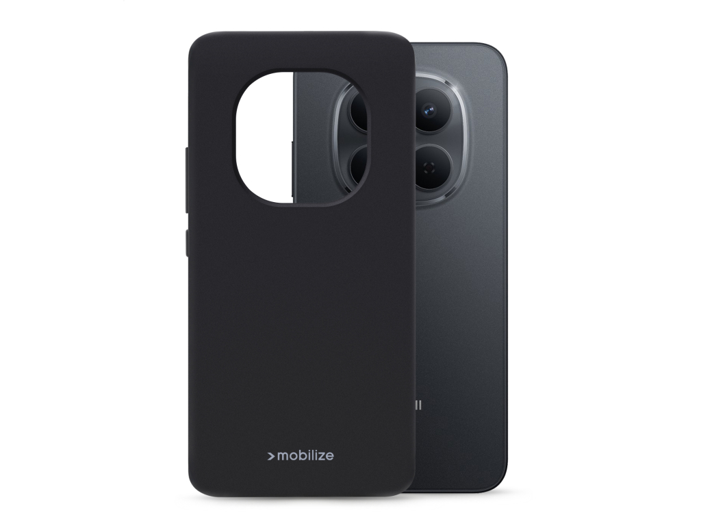 Mobilize Rubber Gelly Case Xiaomi Redmi Note 15 Pro Matt Black