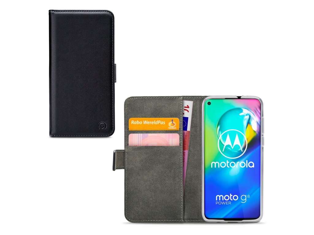 Mobilize Classic Gelly Wallet Book Case Motorola Moto G8 Power Black