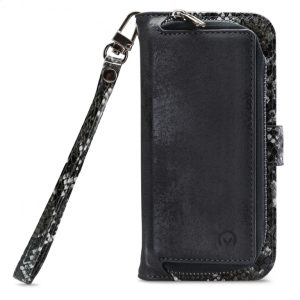 Mobilize 2in1 Magnet Zipper Case Apple iPhone 12 Pro Max Black/Snake