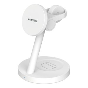 Mobilize 3in1 Charger Station MagSafe Compatible 25W Qi2.2 White