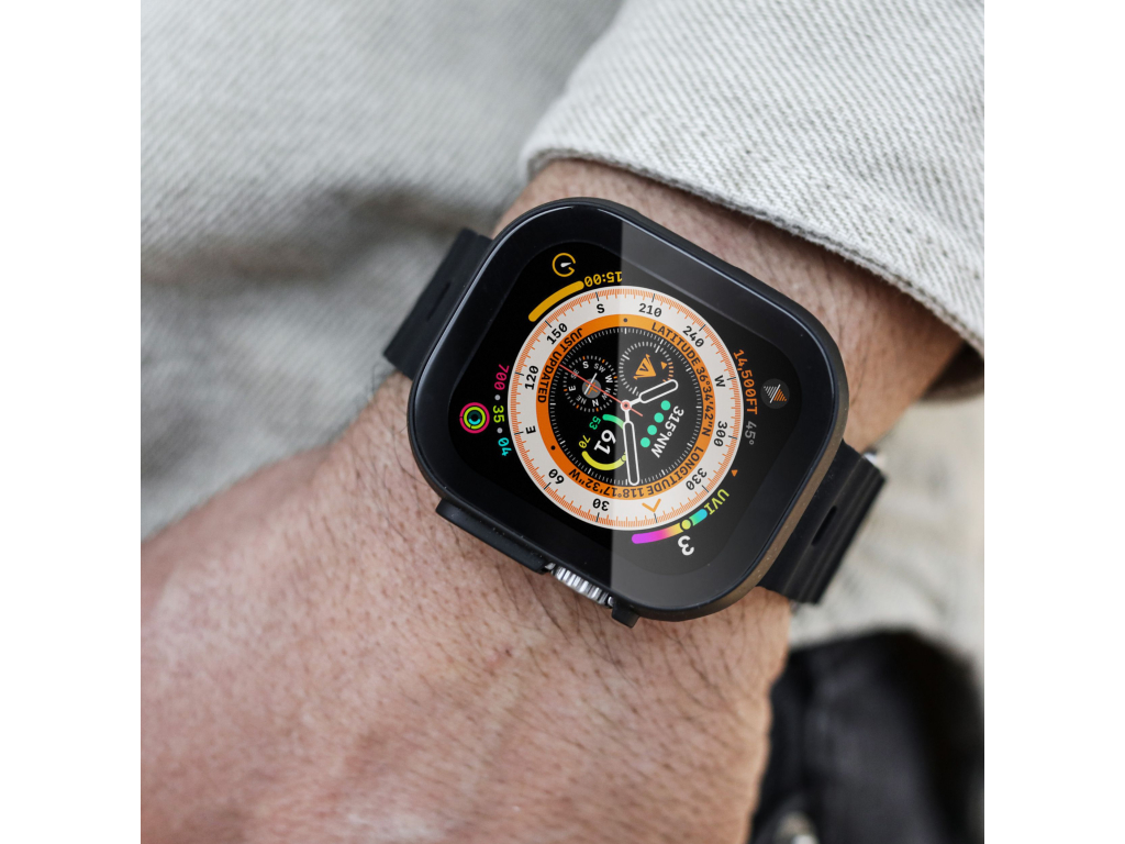 Vonmahlen Thin Case for Apple Watch Ultra 1/2/3 49mm Black